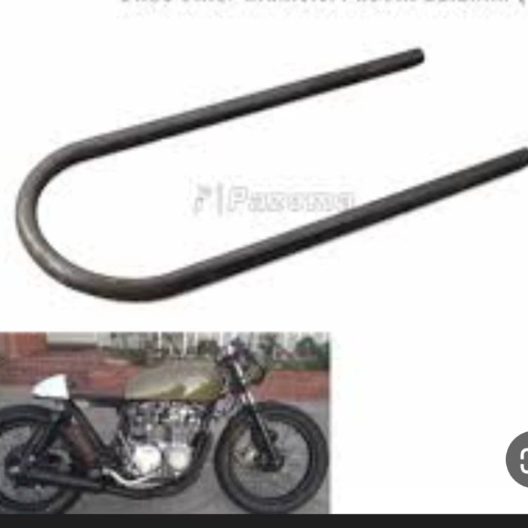 خم یا ته شاسی گرد موتور سیکلت کافه ریسر
